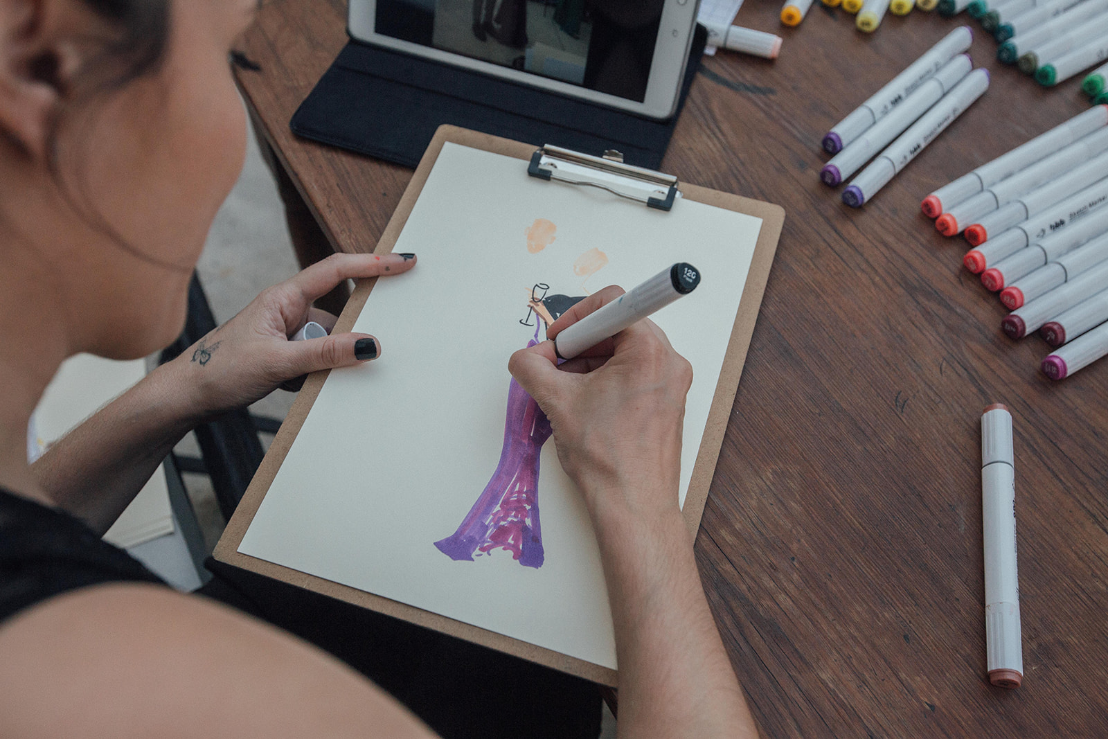 Ideas originales para invitados de boda con acuarelas en vivo